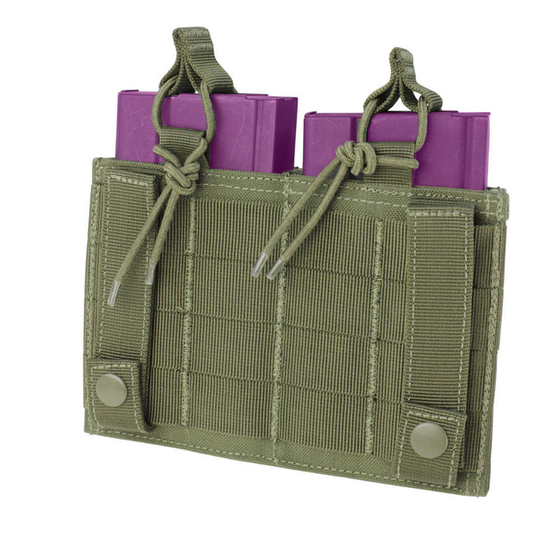 Condor OD Green Molle Tactical Double Pistol Kangaroo Magazine Mag Pouch