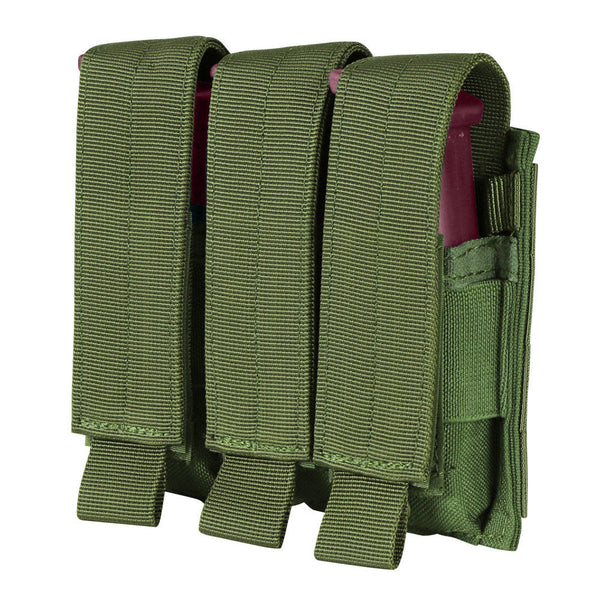 Condor OD Green Tactical Molle Triple Multi-Purpose Modular Mag Pouch