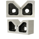 Pair 2'' x 3/4'' x 1-1/4'' Cast Iron V-Blocks V Block Ground Set