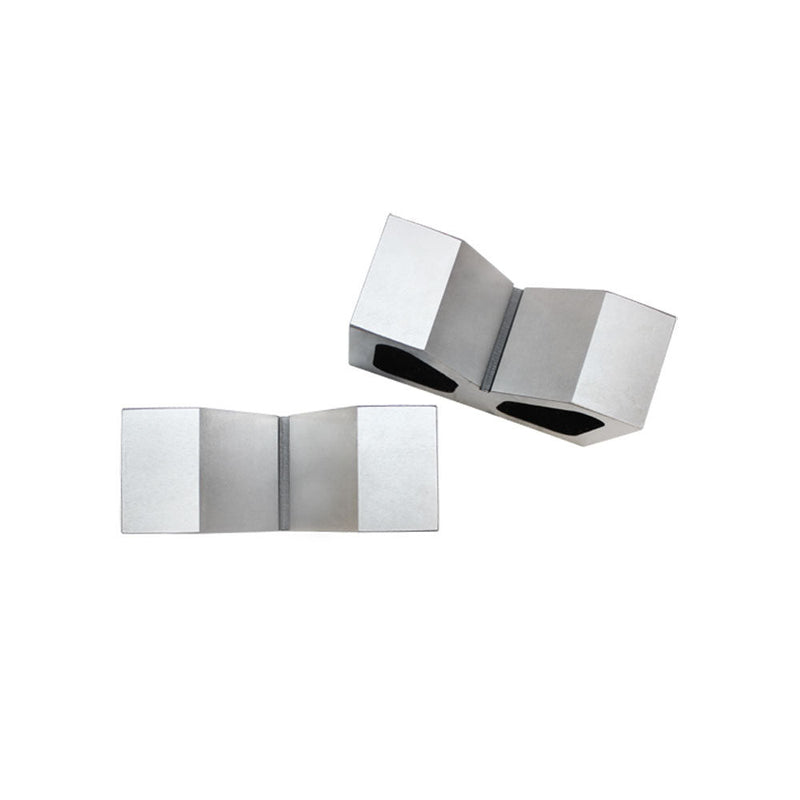 PAIR 5'' x 2'' x 3-1/8'' Cast Iron V-Blocks V-Block Ground 5'' V-Blocks