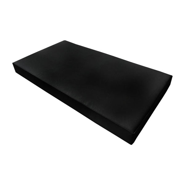 Piped Trim 6" Crib Size 52x28x6 Outdoor Daybed Mattress Fitted Sheet Slip Cover Only -AD109