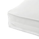 Outdoor lounge chair cushion