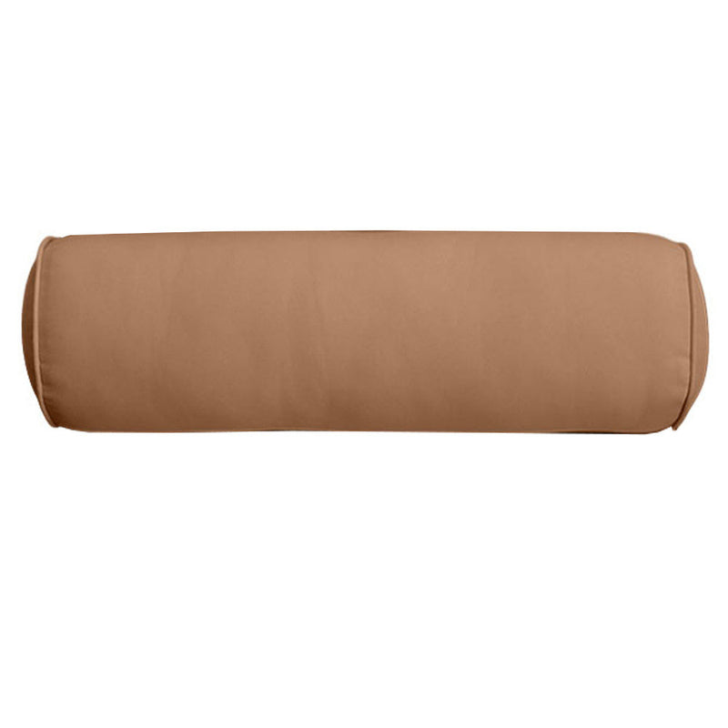 Pipe Trim Small 23x6 Outdoor Bolster Pillow Cushion Insert Slip Cover AD104