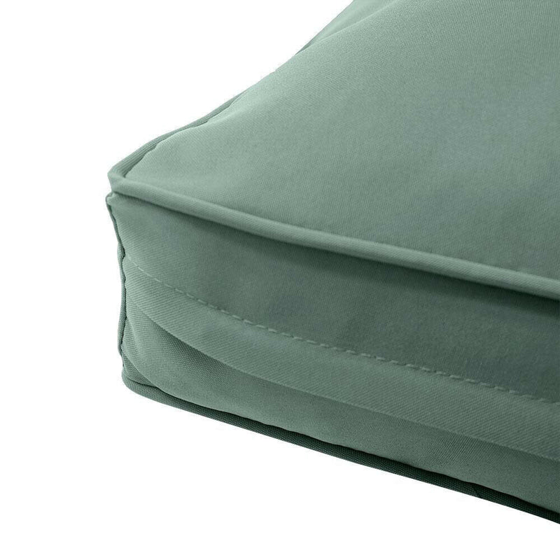 Piped Trim Large 26x30x6 Deep Seat + Back Slip Cover Only Outdoor Polyester AD002