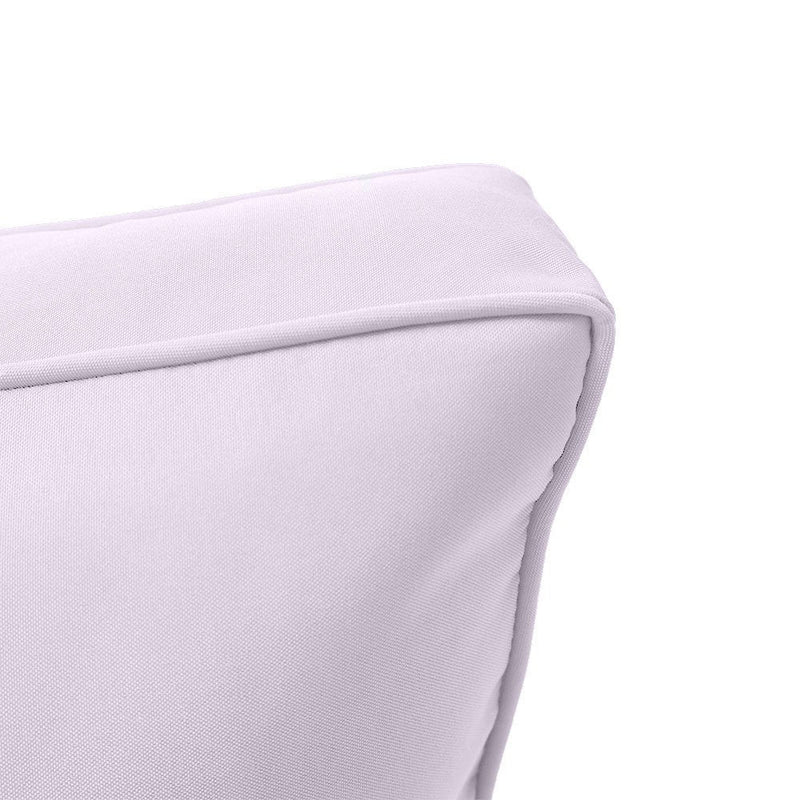 Piped Trim Medium 24x26x6 Deep Seat + Back Slip Cover Only Outdoor Polyester AD107