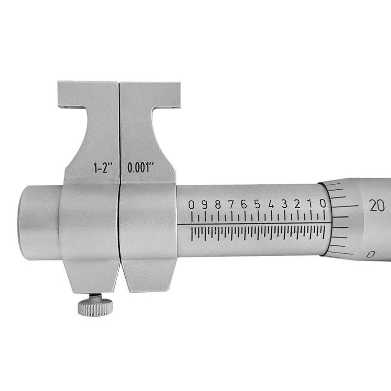 Precision 1'' - 2'' Inside Micrometer Set 0.001'' Graduation Carbide Machinist Tool