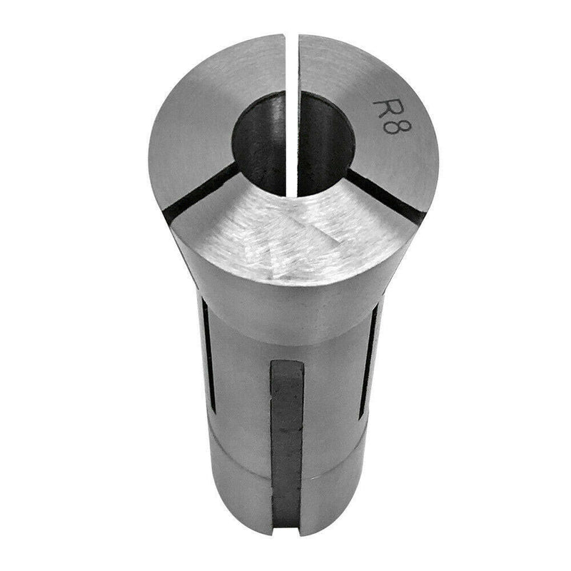 Precision 7/16" R8 Round Collet Drawbar Thread 7/16"- 20 Hardened And Ground