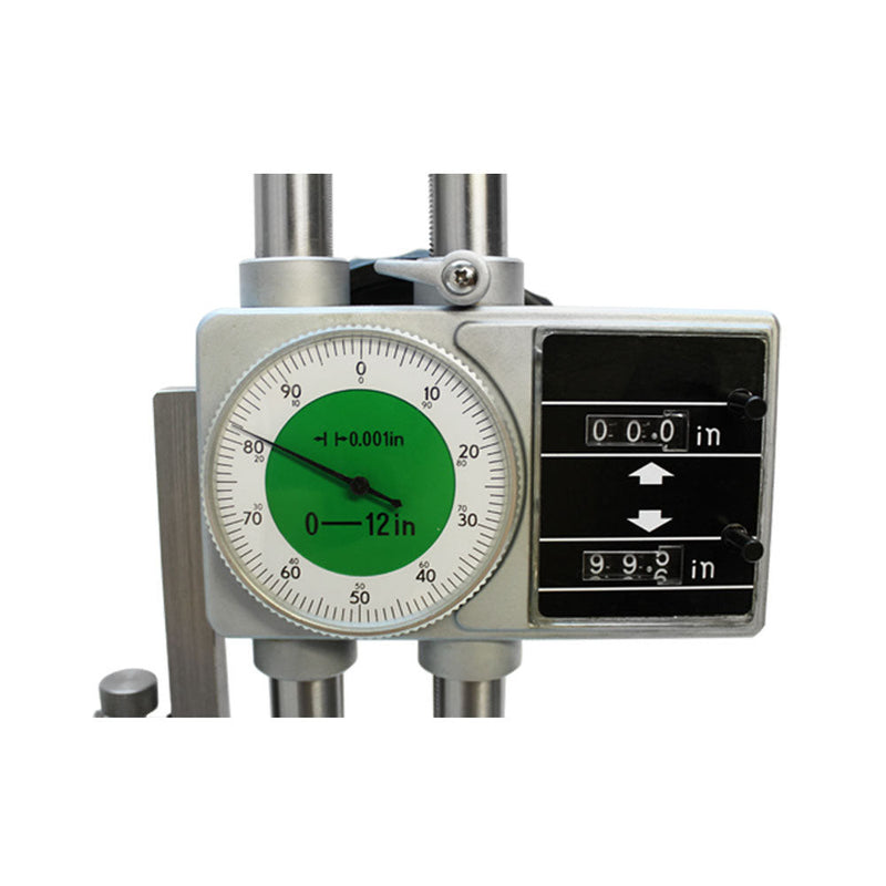 Precision Double Beam 12'' Dial Height Gage Carbide .001'' Digital Height Gauge