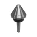 Precision MT2 Bull Nose Live Center 70 Degree 0.0004'' TIR Morse Taper