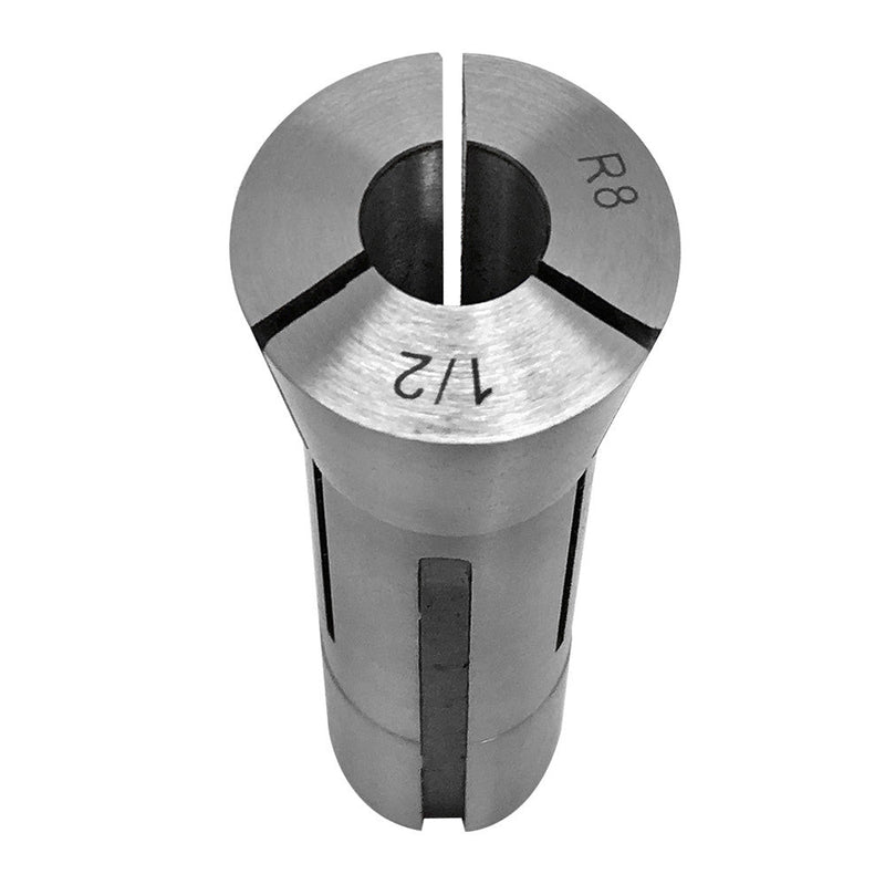 Precision 1/2" R8 Round Collet Milling Machine Drawbar Thread 7-16"- 20 Mill Lathe Lathing