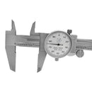 Premium 0-6'' Stainless 4 Way Dial Caliper .001'' Graduation Shock Proof Steel Hardened