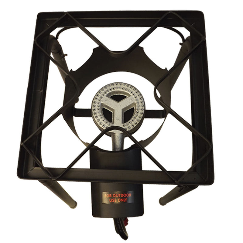 Propane Portable Gas Stove Burner Cooker High Pressure UL Regulator w- STAND