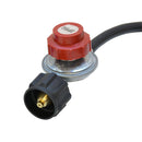 Propane Regulator High Pressure LPG BBq Gas Burner Stove Fryer 4 Ft Hose