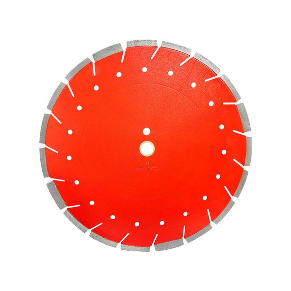 Red 14'' x .125'' x 1'' Wet-Dry Diamond Saw Blade Cutter Cutting Concrete Brick