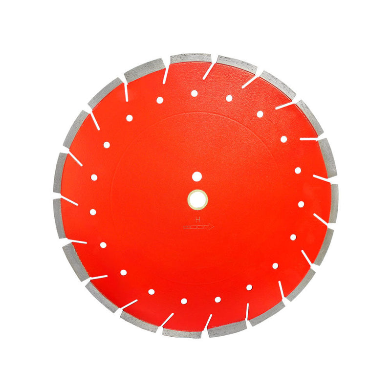 Red 14'' x .125'' x 1'' Wet-Dry Diamond Saw Blade Cutter Cutting Concrete Brick