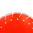 Red 14'' x .125'' x 1'' Wet-Dry Diamond Saw Blade Cutter Cutting Concrete Brick