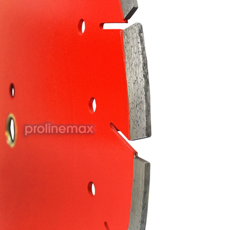 Red 16'' x .140'' x 1'' Wet-Dry Diamond Saw Blade Cutter Cutting Concrete Brick