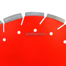 Red 16'' x .140'' x 1'' Wet-Dry Diamond Saw Blade Cutter Cutting Concrete Brick