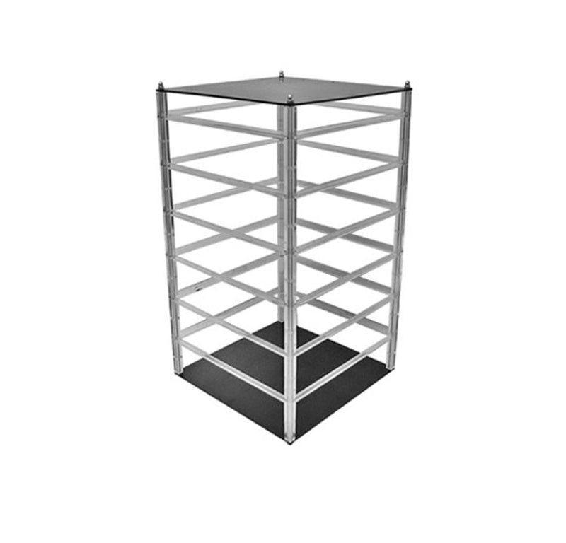 Rotating Revolving 360 Degree Jewelry Earring Card Display Holder Holds 96 Card