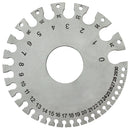 Round AWG SWG Wire Thickness Measurer Tester Ruler Gauge Diameter Metal Tool 0~36#