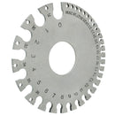 Round AWG SWG Wire Thickness Measurer Tester Ruler Gauge Diameter Metal Tool 0~36#