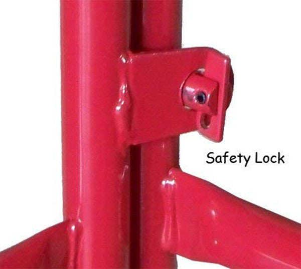 Scaffold Guard Rail System 69" x 29" with Safety Lock