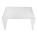 Set Of 6 Clear Acrylic U Cubes Riser Nester Display Rack Fixture Retail Store