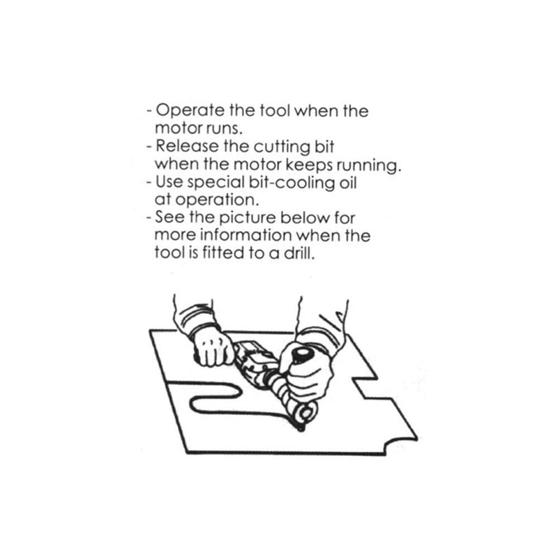 SHEET METAL NIBBLER Metal Cutter Drill Attachment