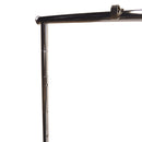 Single Bar Adjustable Clothes Rack Garmen Display Clothes Hanger Retail w Wheels