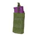 Condor Single Modular MOLLE Open Top Pull Cord 5.56 Mag Pouch - OD Green