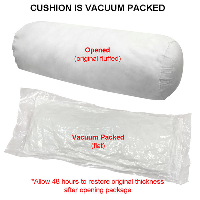 Small 23" x 6" Bolster Pillow round Long Insert Polyester Fill Fiber