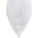 Cylindrical bolster cushion insert in white for sofa/daybed side support