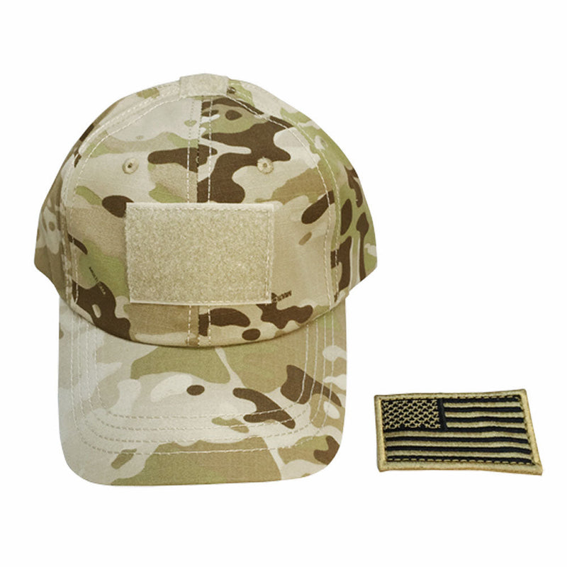 Condor Special Force Tactical Contractor CAP HAT Removable Flag-MULTICAM ARID
