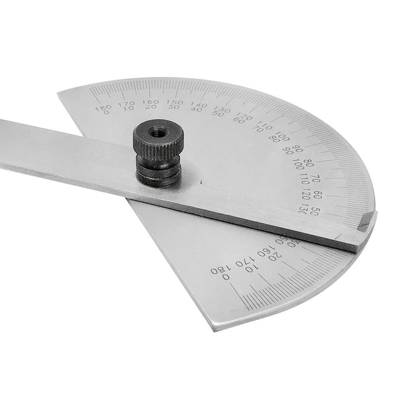 Stainless Steel 180 Degree Round Head Protractor