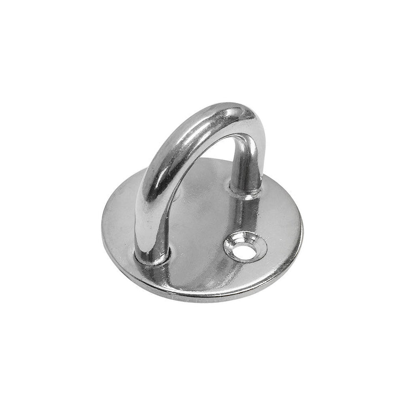 Stainless Steel 304 Round Pad Eye Plate 1/4" Marine Boat Rigging Wire Cable
