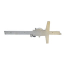 Stainless Steel 6"/150mm Inch Metric Dual Reading Dial Caliper Ruler Mechanical Tool