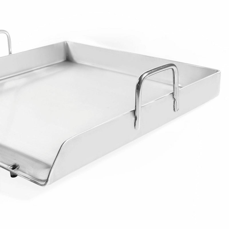 18-1/2" x 18-1/2" Stainless Steel Flat Top Griddle Grill Plancha SINGLE STOVE