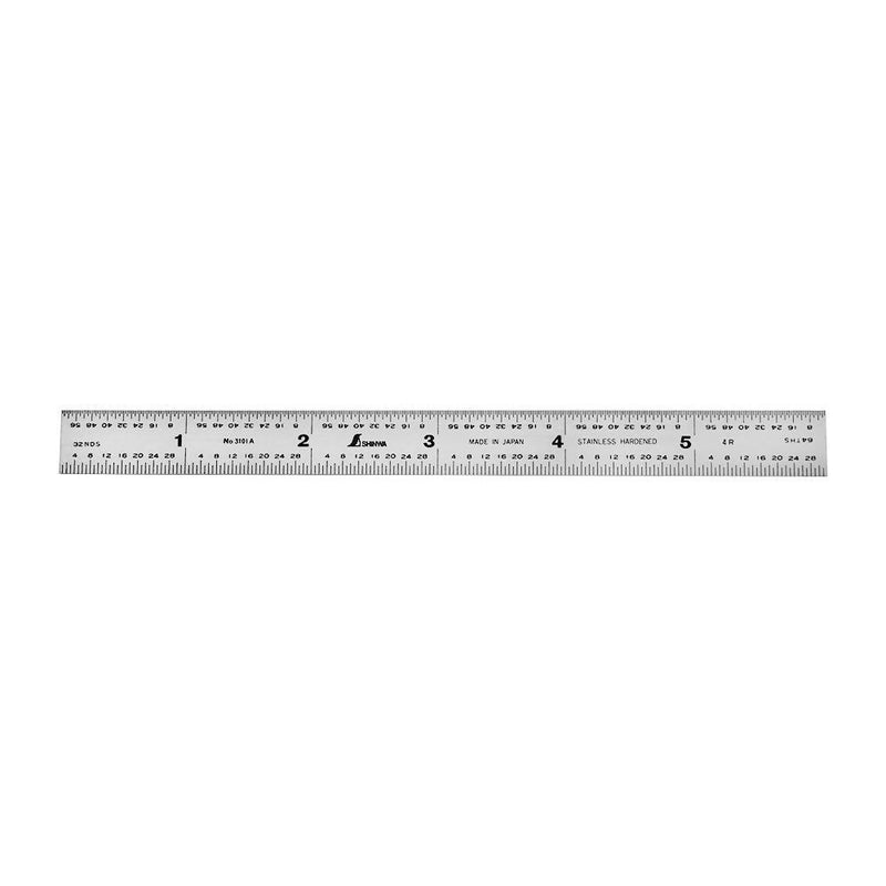 Stainless Steel Hardened 4R 6'' Flex Ruler Made In Japan
