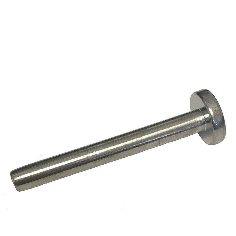 Stainless Steel Swage Dome Head Fitting for 1/8" Cable Rail Railing Flat End