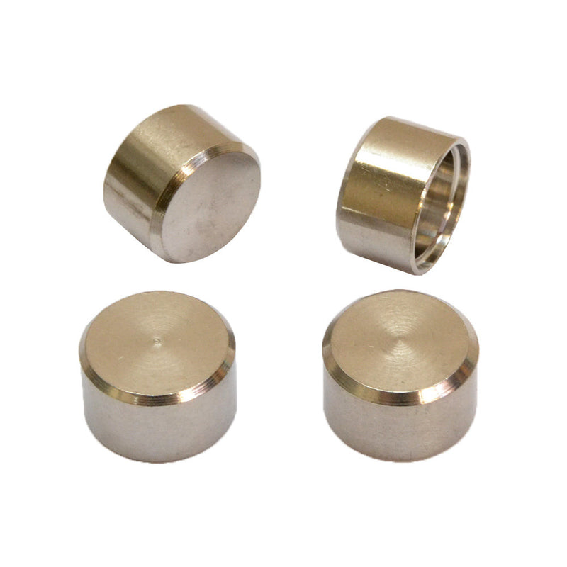 Stainless Steel T316 Cable Railing RH 1/4"-20 Thread Flat Dome Cap Nut Marine Boat