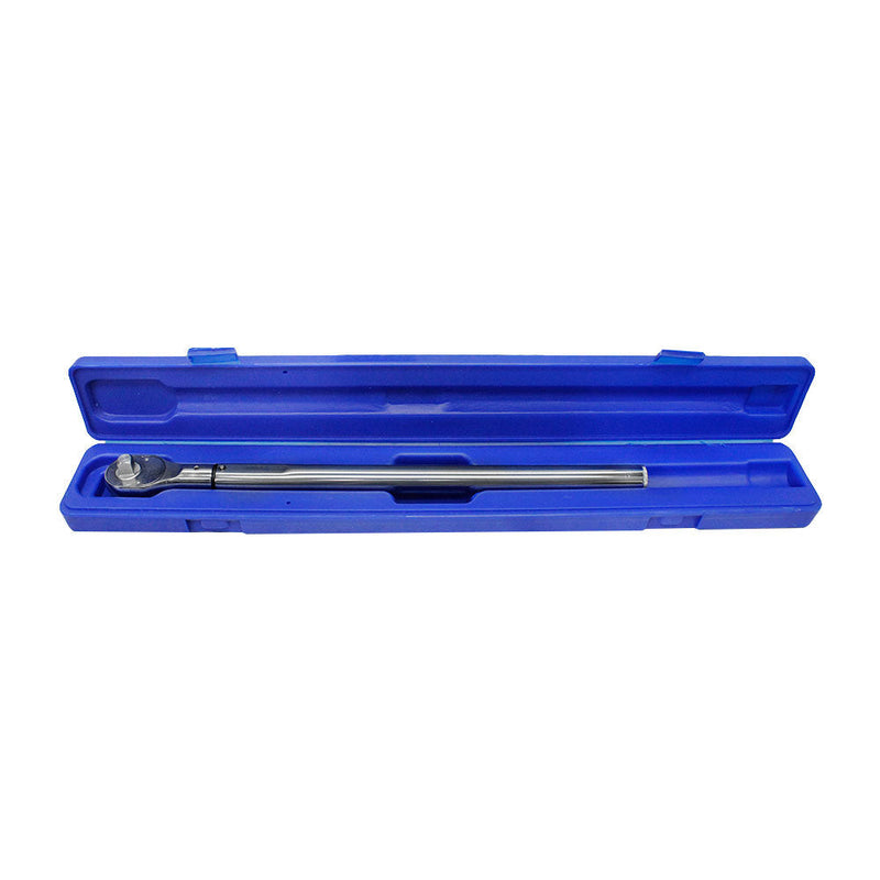 Steel Chrome Preset Torque Wrench Squared Ratchet Head 1/2" Drive 50 Ft-Lbs Audible Click