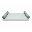 STYLE 5 pillow and bolster cushion set for daybeds, porch swings, or beds – indoor and outdoor use with durable knife-edge design. — cover only