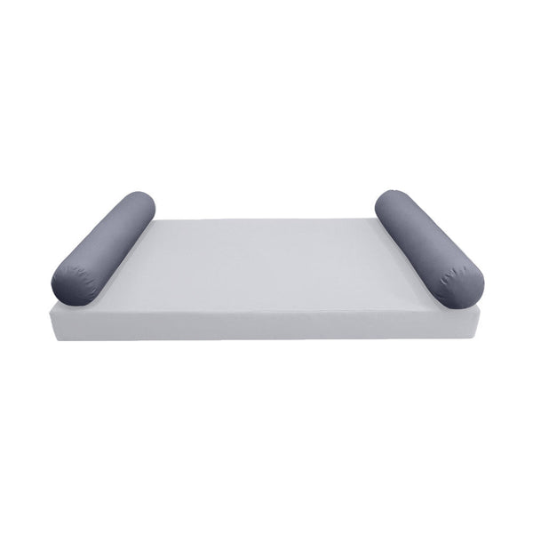STYLE 5 Bolster Pillow for Outdoor Indoor Daybed Porch Swing Bed Crib Size Knife Edge AD001 | COVERS ONLY |