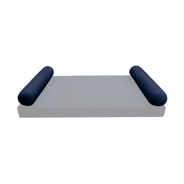 STYLE 5 Bolster Pillow for Outdoor Indoor Daybed Porch Swing Bed Crib Size Knife Edge AD101 | COVERS ONLY |