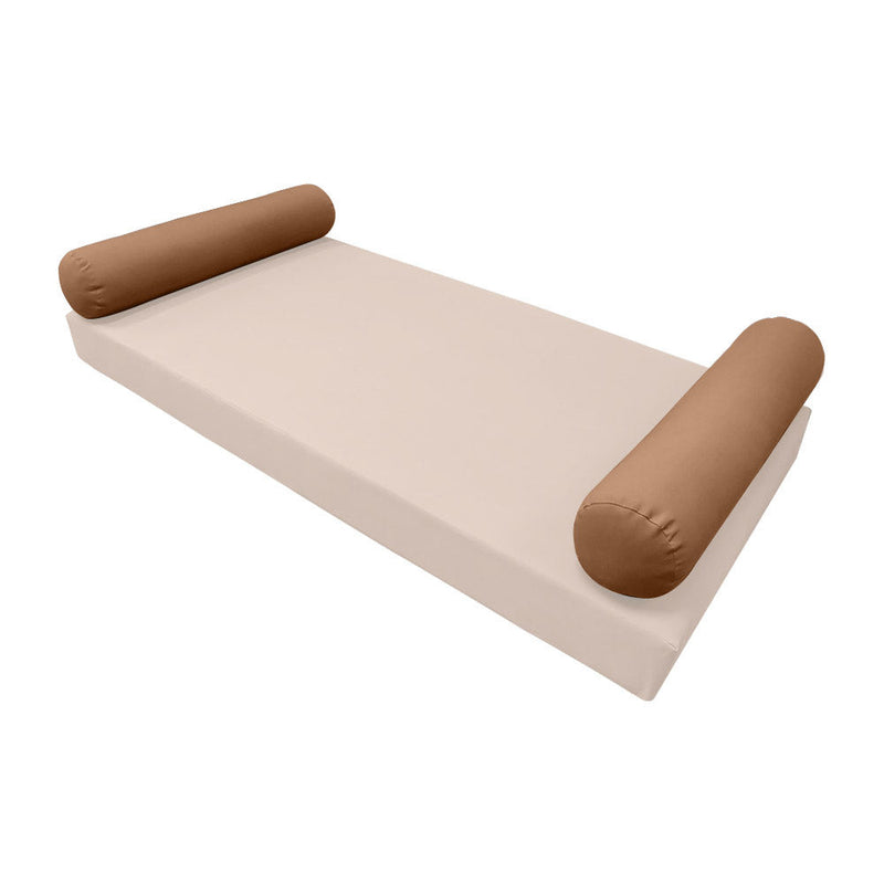 Style 5 Crib Size Knife Edge Bolster Pillow Cushion Outdoor Slip Cover ONLY AD104
