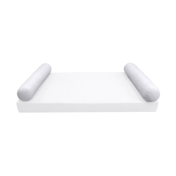 STYLE 5 Bolster Pillow for Outdoor Indoor Daybed Porch Swing Bed Crib Size Knife Edge AD105 | COVERS ONLY |