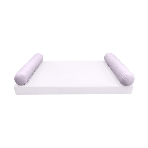 STYLE 5 Bolster Pillow for Outdoor Indoor Daybed Porch Swing Bed Crib Size Knife Edge AD107 | COVERS ONLY |