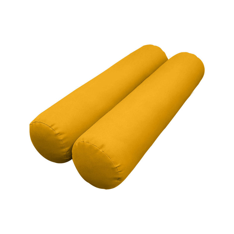 STYLE 5 Bolster Pillow for Outdoor Indoor Daybed Porch Swing Bed Full Size Knife Edge AD108 | COVERS ONLY |