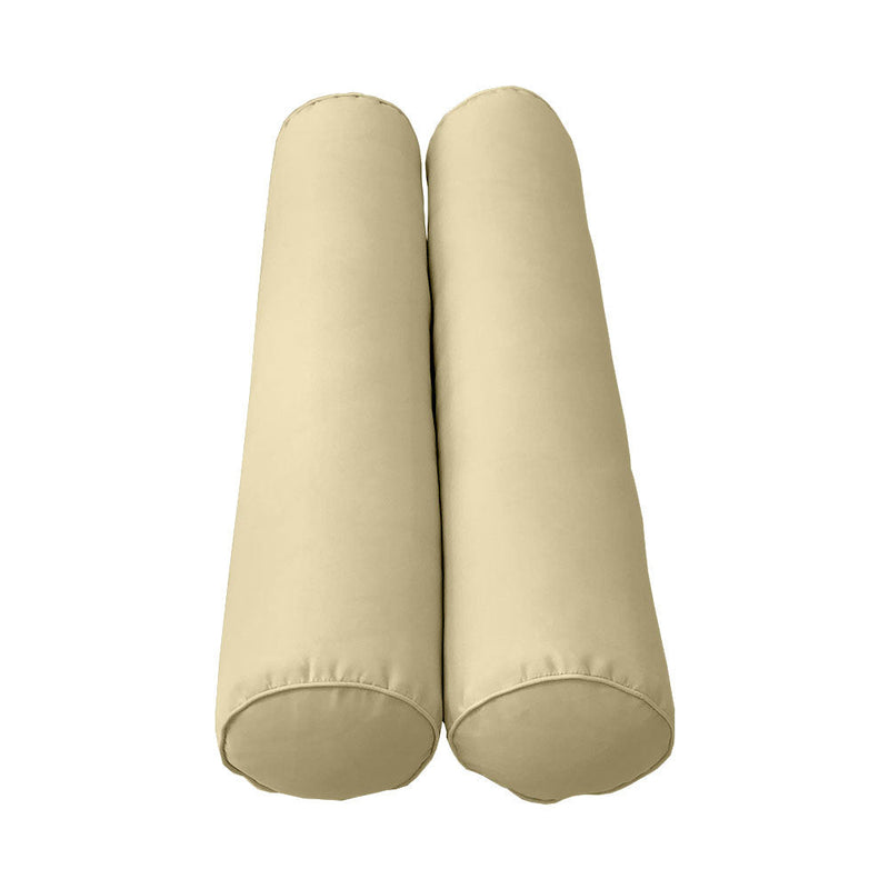 Style 5 Full Size Pipe Trim Bolster Pillow Cushion Outdoor Slip Cover ONLY AD103