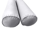 STYLE 5 Bolster Pillow for Outdoor Indoor Daybed Porch Swing Bed Full Size Piped Trim AD105 | COVERS ONLY |
